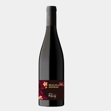 Bouteille de vin rouge Beaujolais Nouveau 2024 – Aurélie & Fabien Romany – Vin bio naturel